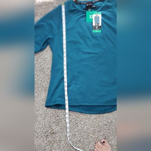 NWT Spyder Teal Green Base Layer Long Sleeve T-Shirt - Picture 4 of 7